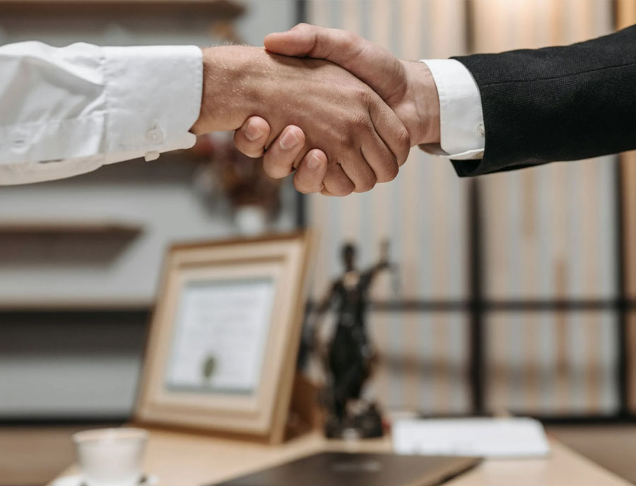 Business handshake Business handshake